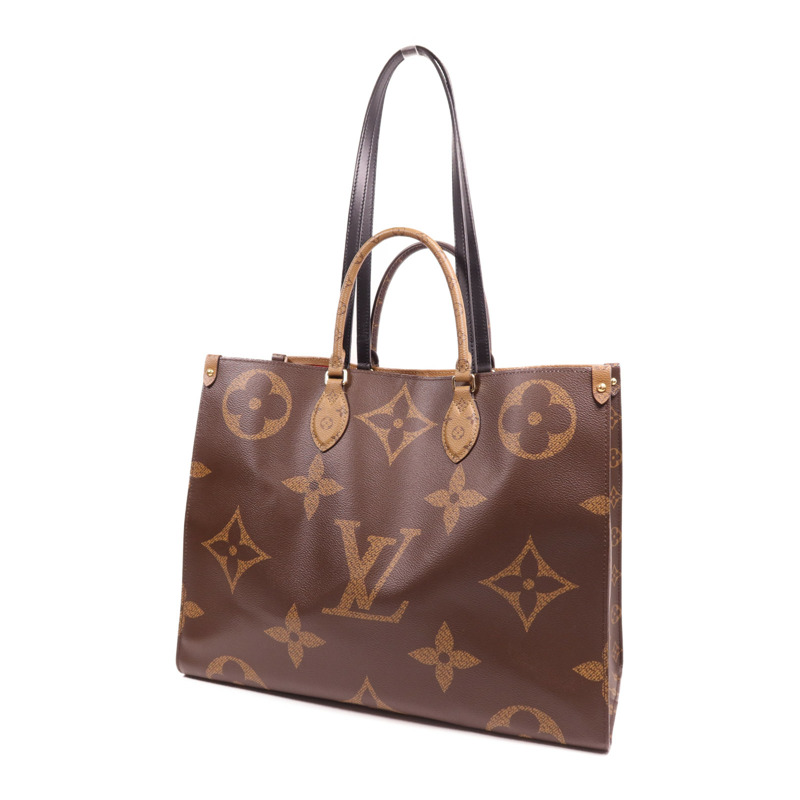 LOUIS VUITTON Monogram Giant OnTheGo GM金扣手挽肩背兩用袋-2