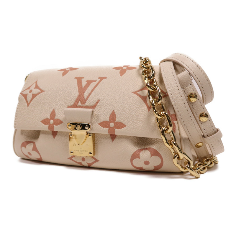 LOUIS VUITTON Monogram Emprenite Favorite金扣鏈帶肩背袋-2