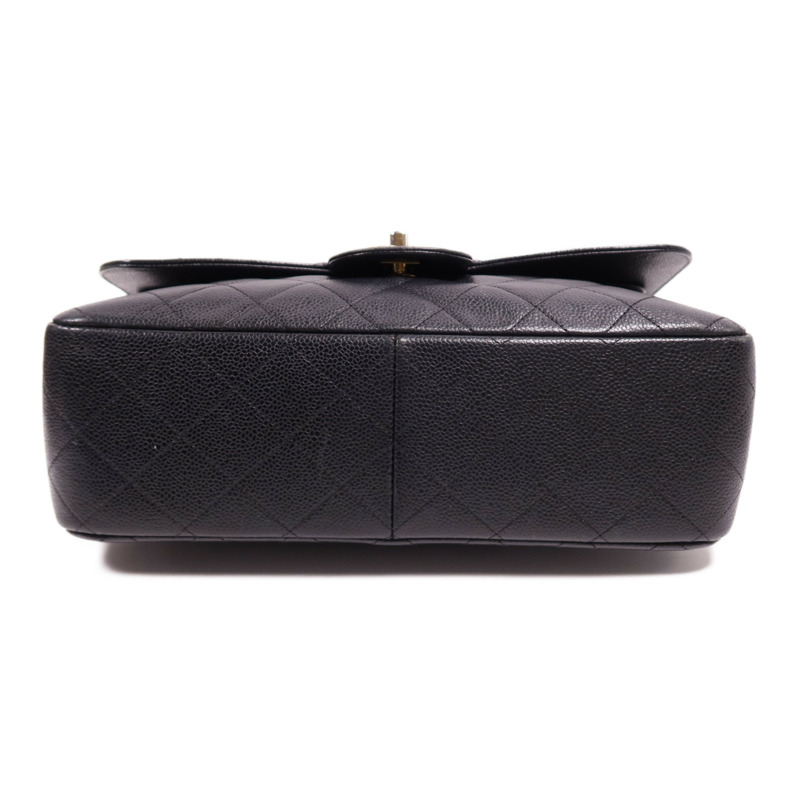 CHANEL 牛皮皮革Large Classic金扣鏈帶肩背袋-3