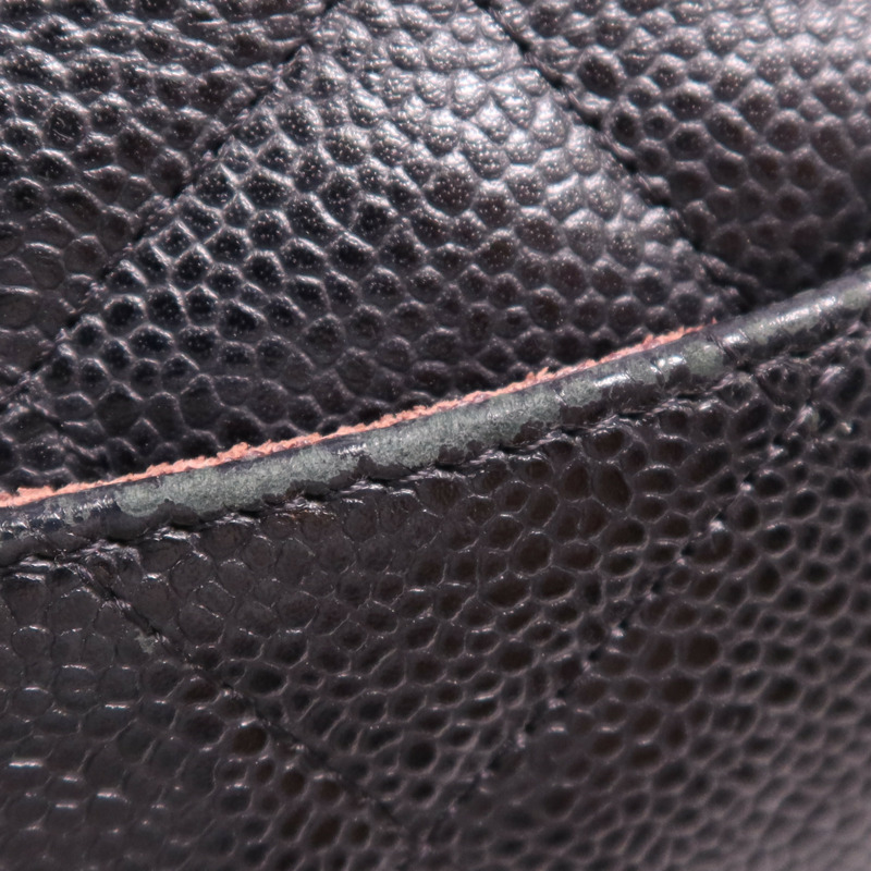 CHANEL 牛皮皮革Large Classic金扣鏈帶肩背袋-15