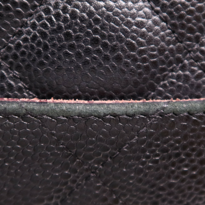 CHANEL 牛皮皮革Large Classic金扣鏈帶肩背袋-16