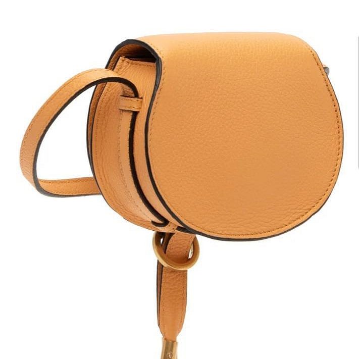 💎Han's house精品服飾💎CHLOE Marcie mini 蔻依 馬鞍 斜背 迷你包 小牛皮 西班牙製 原價23500-3