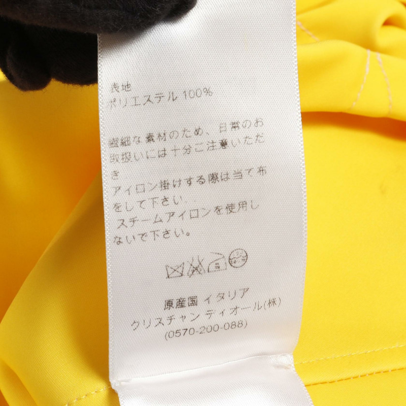 Christian Dior 無袖上衣 3E21501A1210 聚酯纖維 粉紅色 黃色 二手 女款 #36-3