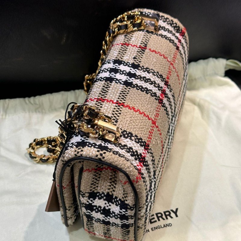 Burberry Lola 格紋 肩背 包 小號 原價79000-7