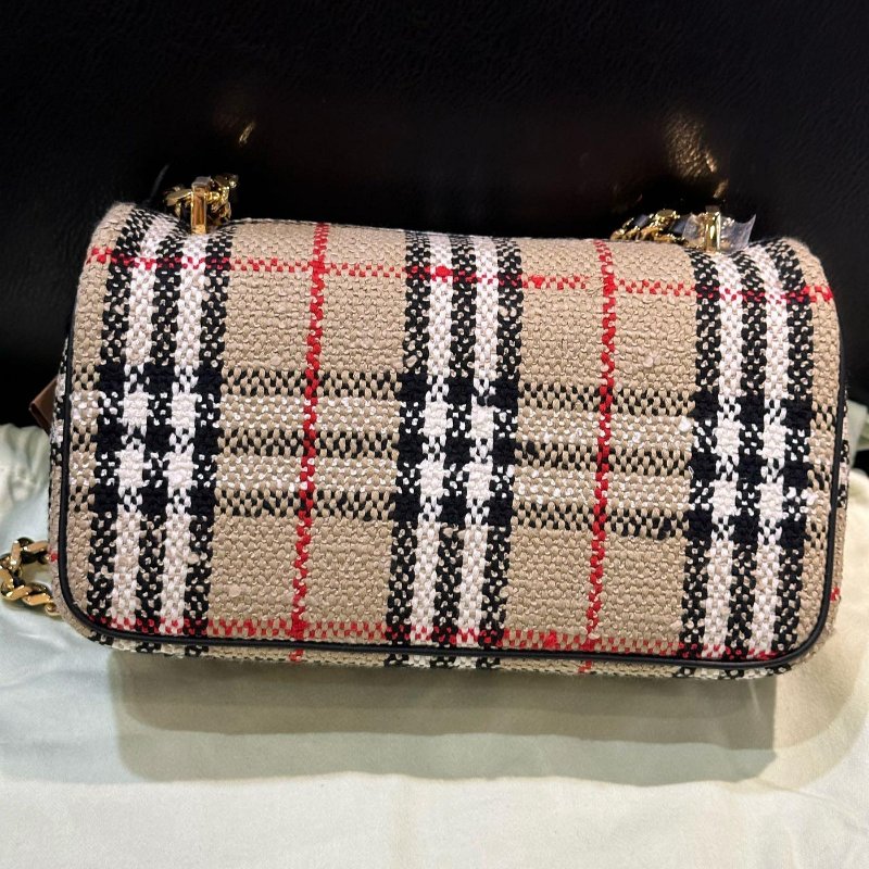 Burberry Lola 格紋 肩背 包 小號 原價79000-8