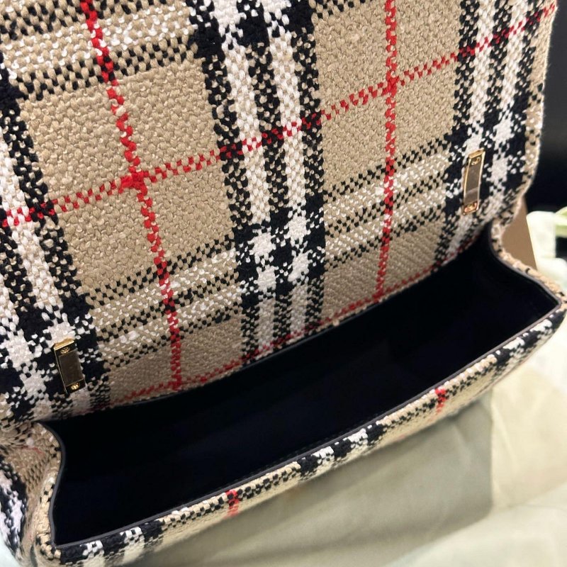 Burberry Lola 格紋 肩背 包 小號 原價79000-9