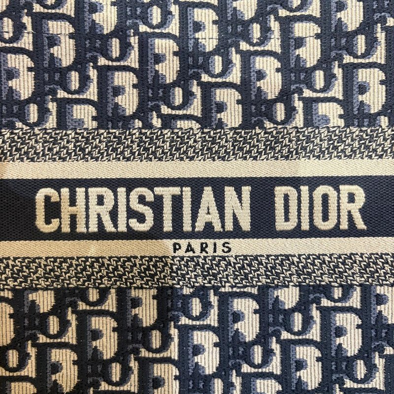 *SHIHNA名牌精品* Dior Book Tote 藍色老花刺繡小型托特包-2