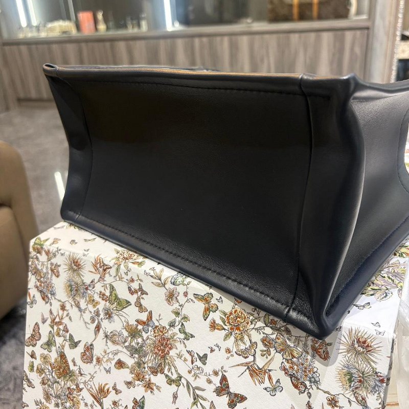 *SHIHNA名牌精品* Dior Book Tote 藍色老花刺繡小型托特包-7