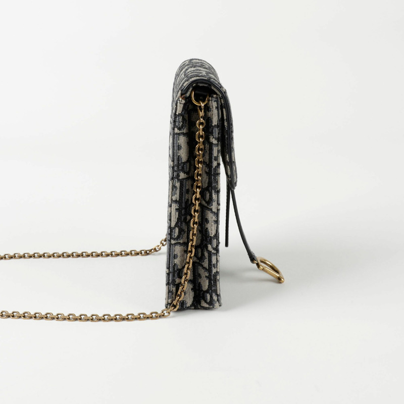 DIOR S5641CTZQ 馬鞍形豎袋斜背包-4