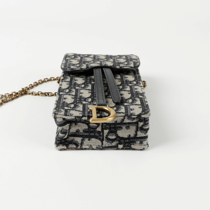 DIOR S5641CTZQ 馬鞍形豎袋斜背包-5