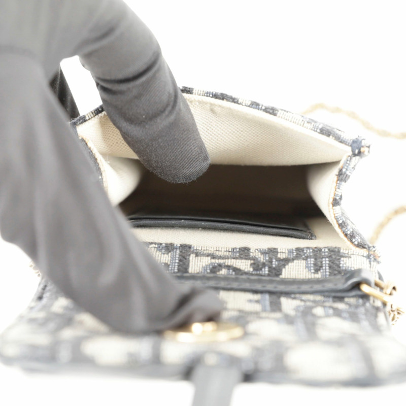 DIOR S5641CTZQ 馬鞍形豎袋斜背包-7