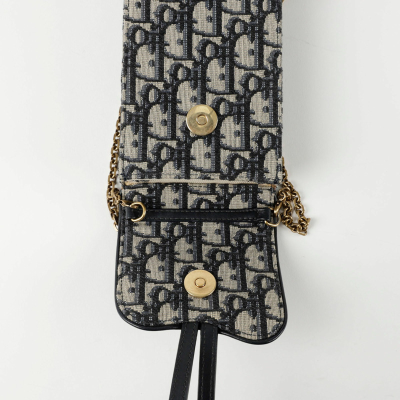 DIOR S5641CTZQ 馬鞍形豎袋斜背包-8