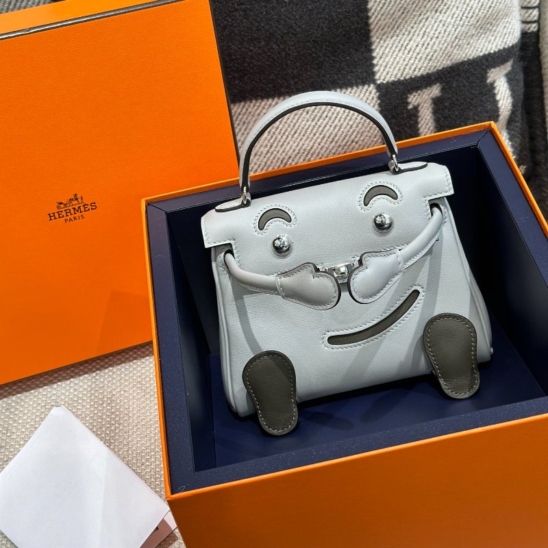 【極致天菜】HERMES KELLY DOLL 8U冰川藍 熱騰騰剛拿出來 持續漲價中!! 必須把握-0