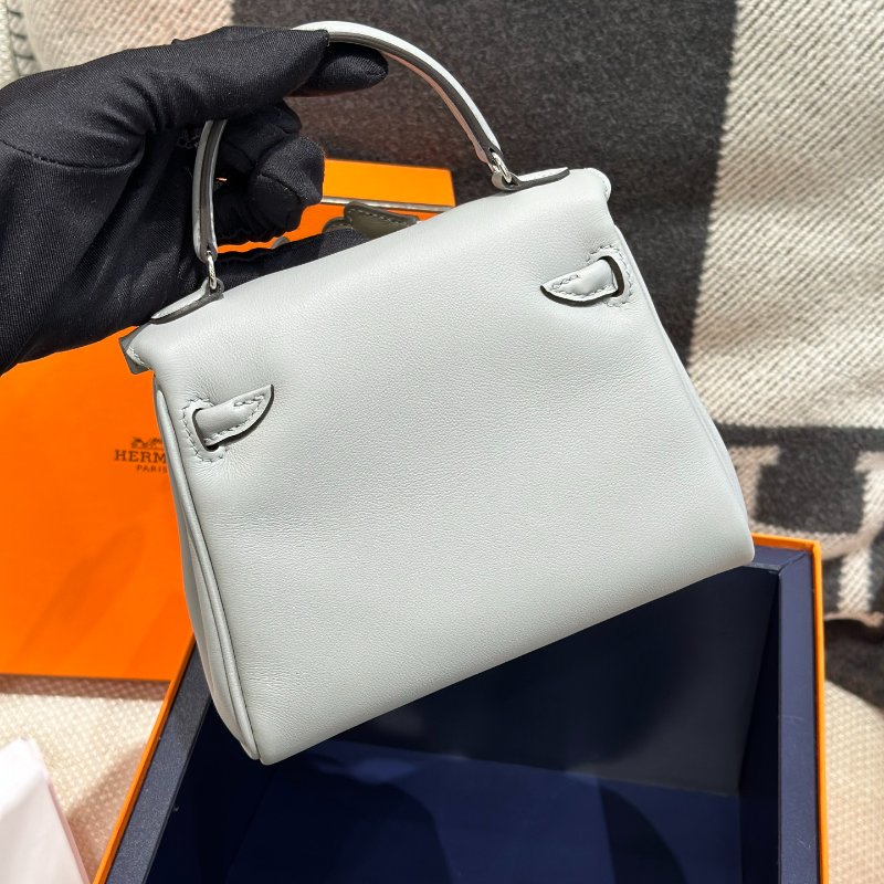 【極致天菜】HERMES KELLY DOLL 8U冰川藍 熱騰騰剛拿出來 持續漲價中!! 必須把握-6