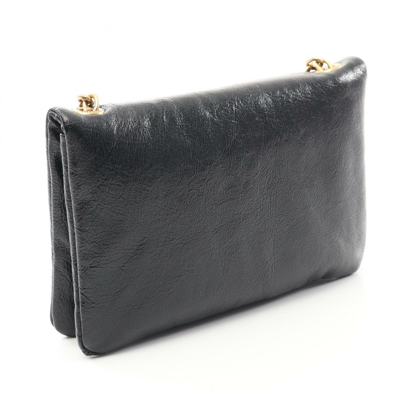 BALENCIAGA MONACO Monaco Nano 單肩包 8105622ABLP1000 皮革 黑色 全新-1