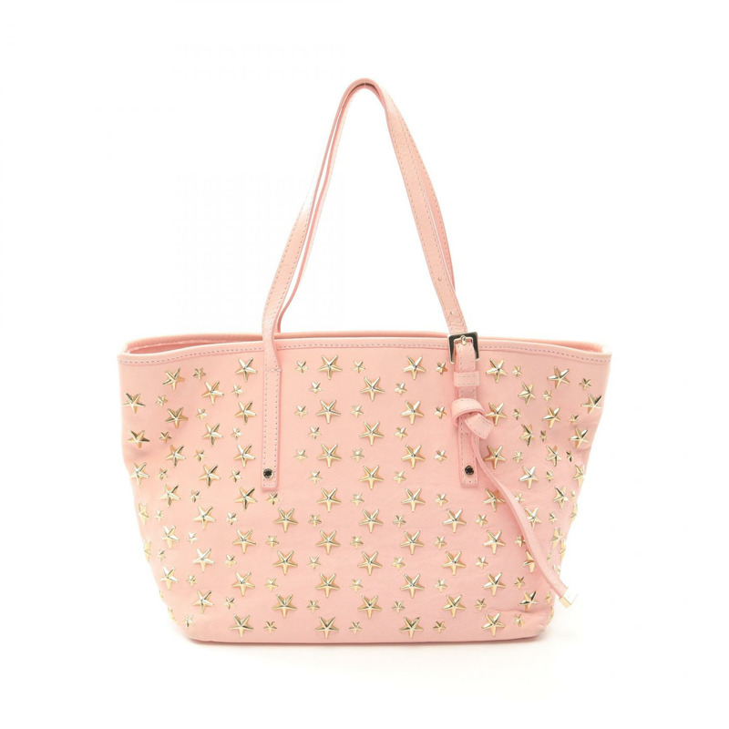 JIMMY CHOO SASHA S 手提包 GM7F7R 皮革 粉紅色 二手-0