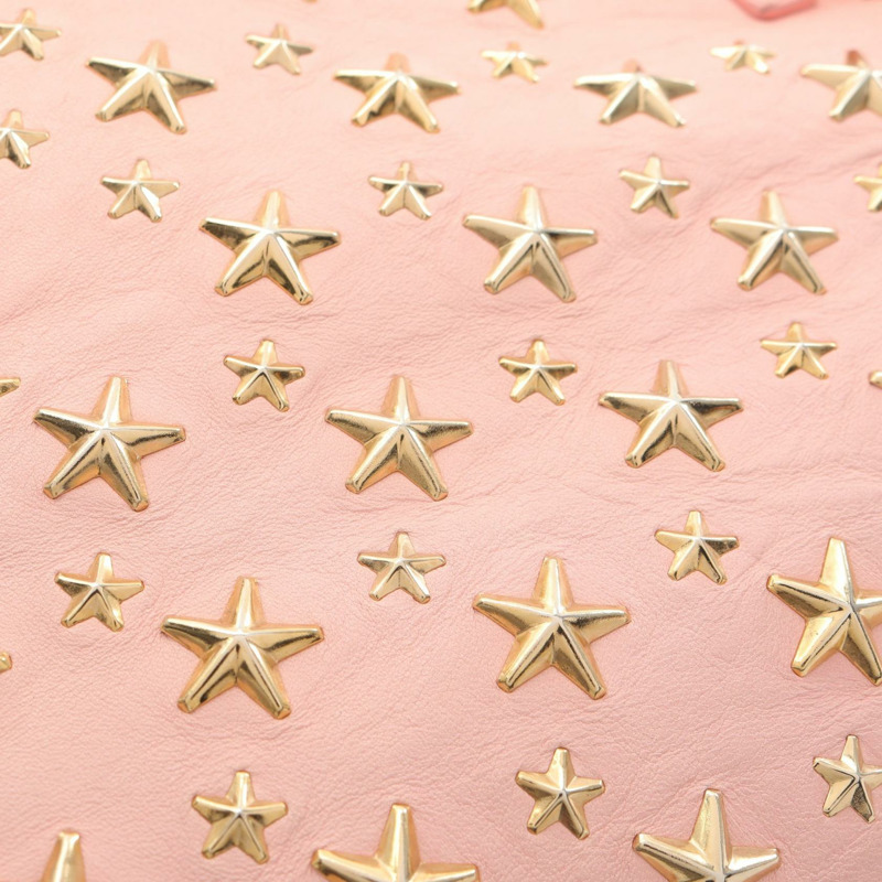 JIMMY CHOO SASHA S 手提包 GM7F7R 皮革 粉紅色 二手-8