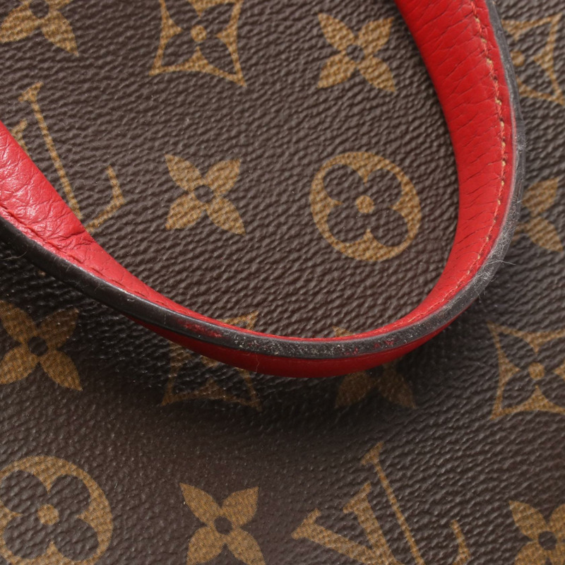 LOUIS VUITTON Retiro PM 單肩包 M50057 Monogram 帆布 Coquelicot 二手-6
