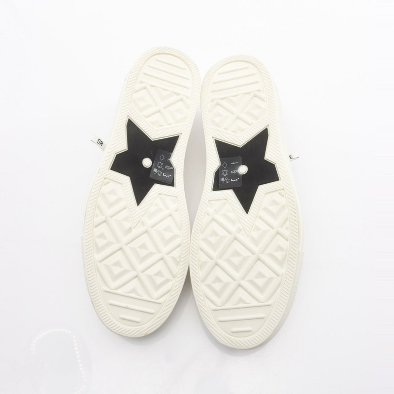 Dior Walk'n'Dior 白色帆布運動鞋，二手女款，尺寸 41-3