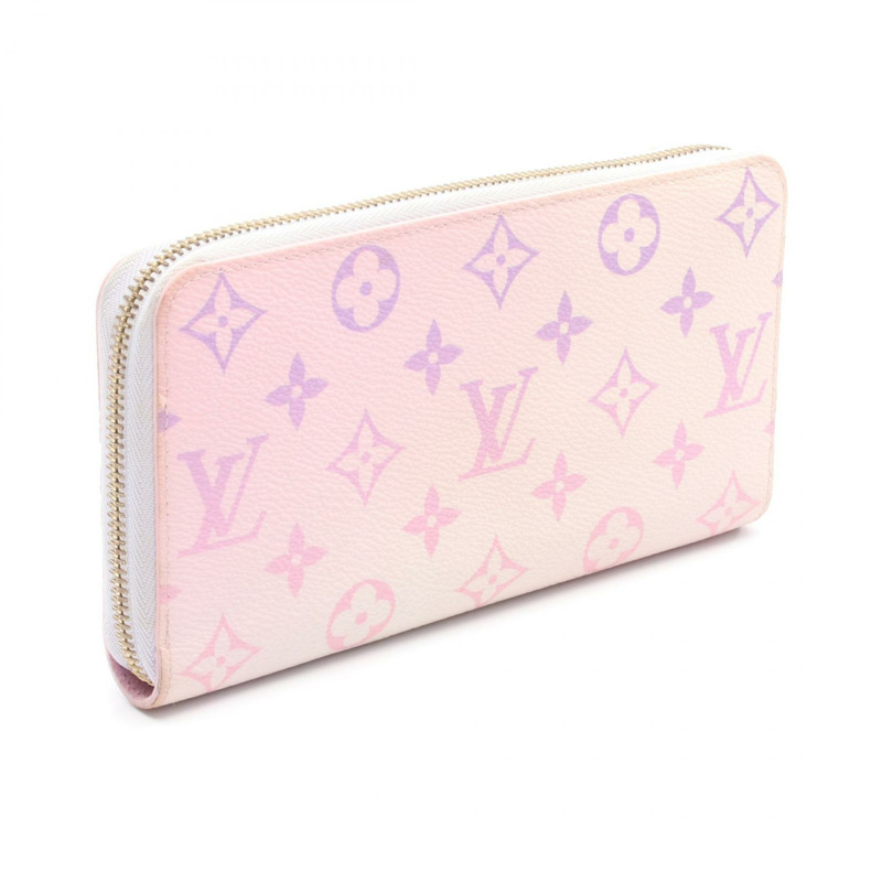 LOUIS VUITTON Zippy Spring in the City 長版皮夾 M81340 Monogram Pastel 二手-1