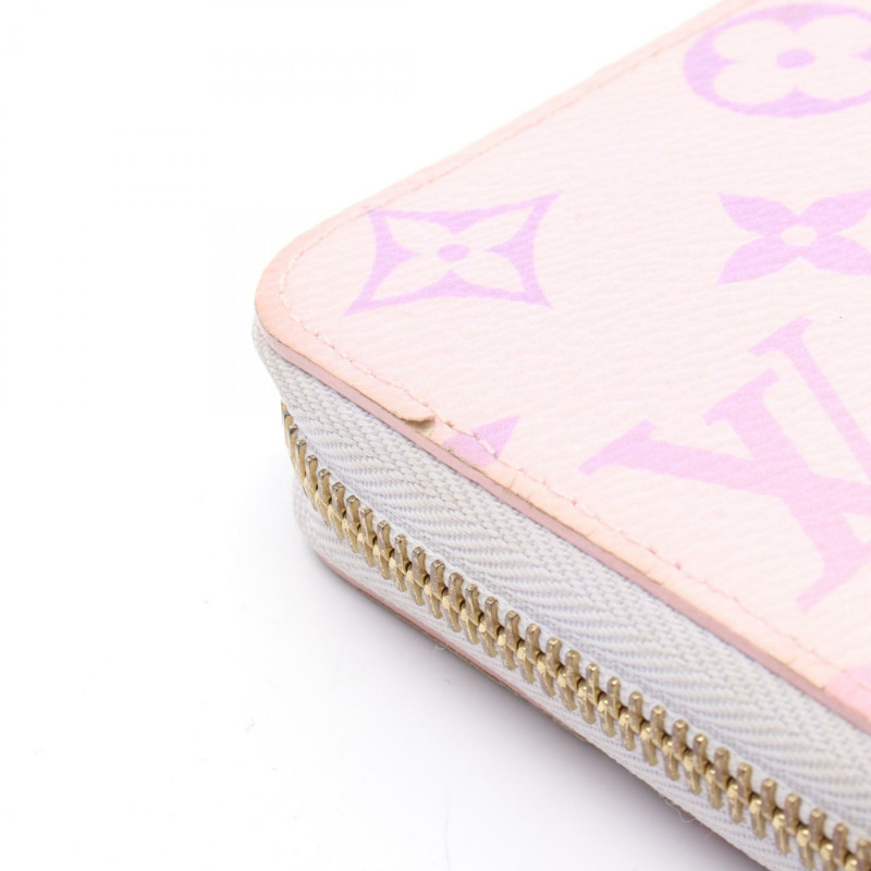 LOUIS VUITTON Zippy Spring in the City 長版皮夾 M81340 Monogram Pastel 二手-10