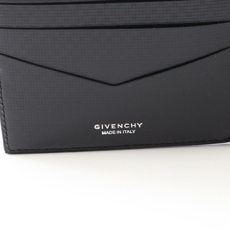 紀梵希經典4G皮夾 BK608NK1T4001 皮革 黑色 全新 男士-3