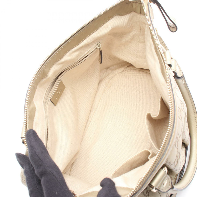 GUCCI Sukey Guccissima 斜背單肩包 247902 皮革 金色 二手-2