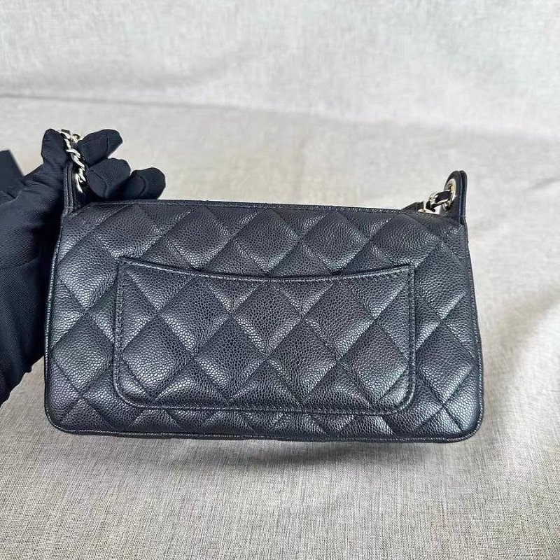 *SHIHNA名牌精品*CHANEL 25A Coco 麻將包 黑金 (肩背/側背)-1