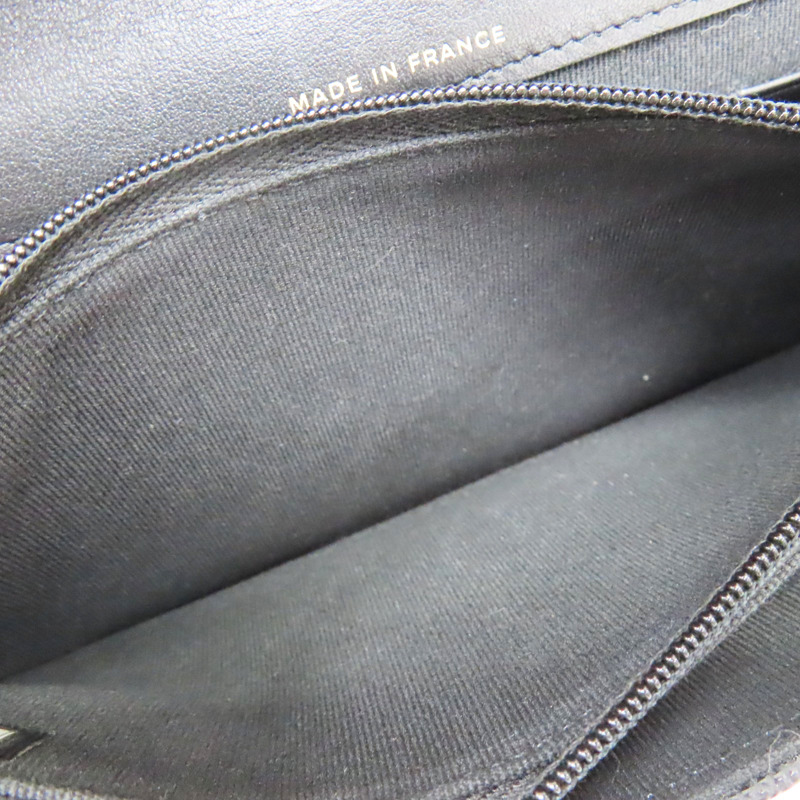 黑色 牛皮 菱格紋 荔枝牛皮 WOC 鍊帶 肩背包 金扣【CHANEL 香奈兒】 AP3318-5