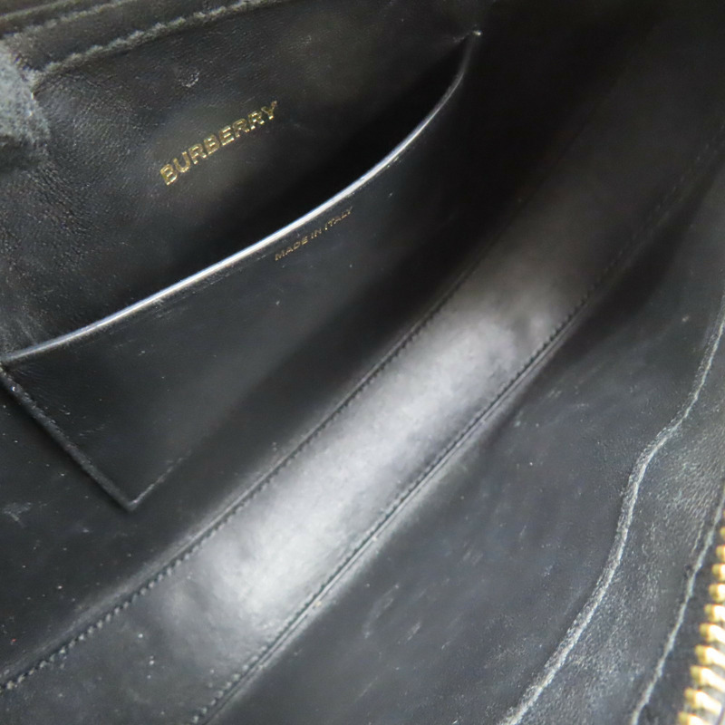 黑色牛皮 Olympia 肩背包 [BURBERRY 巴寶莉]-4