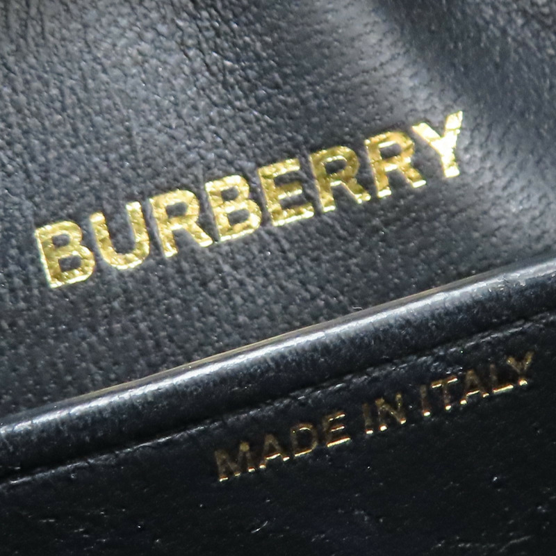 黑色牛皮 Olympia 肩背包 [BURBERRY 巴寶莉]-8