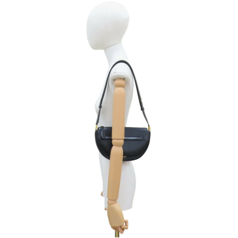 黑色牛皮 Olympia 肩背包 [BURBERRY 巴寶莉]-9