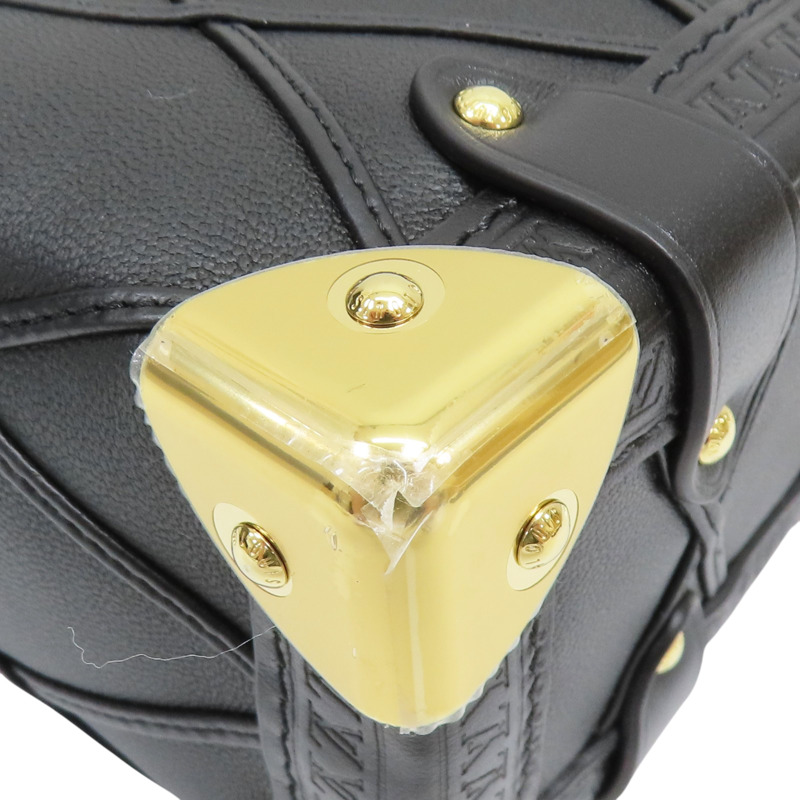黑色 小羊皮 菱格 軟盒 Side Trunk 兩用包【LOUIS VUITTON LV 路易威登】 M83030-11