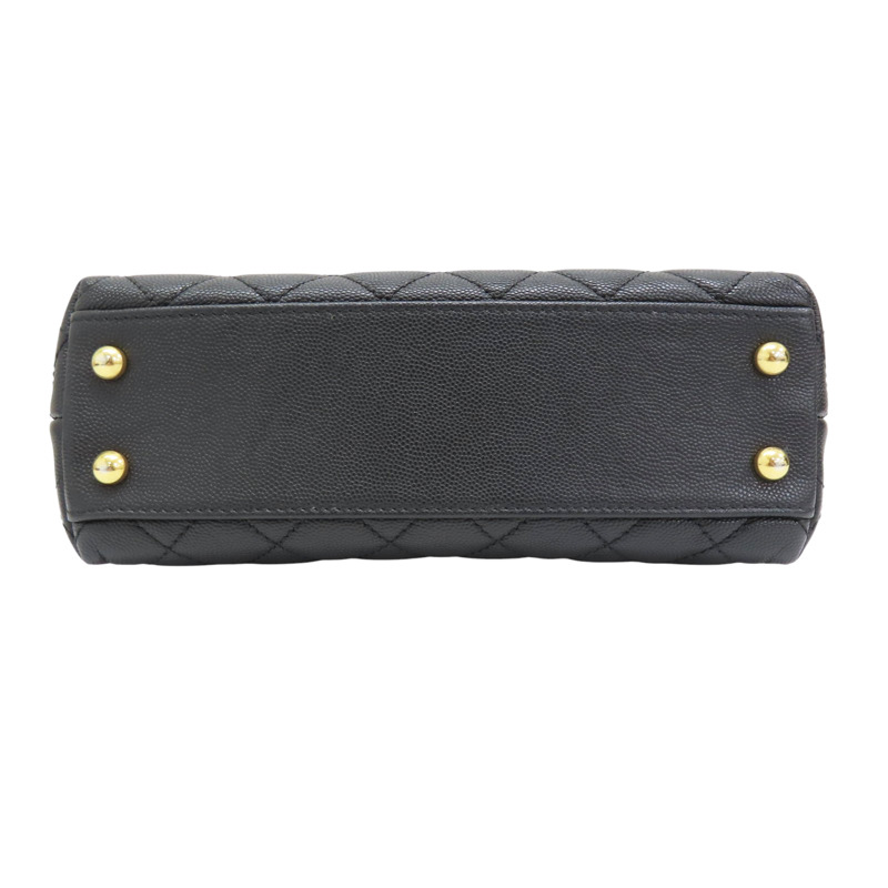 菱格紋 荔枝牛皮 COCO Handle XS 鍊帶 肩背包 金扣【CHANEL 香奈兒】 A92990-3