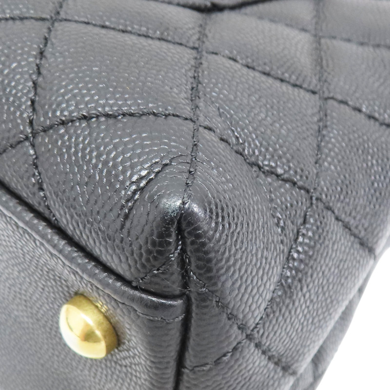 菱格紋 荔枝牛皮 COCO Handle XS 鍊帶 肩背包 金扣【CHANEL 香奈兒】 A92990-12