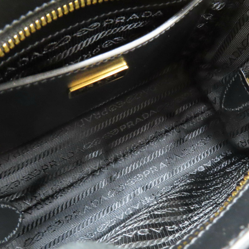 黑色牛皮 Galleria 兩用包【PRADA 普拉達】-4