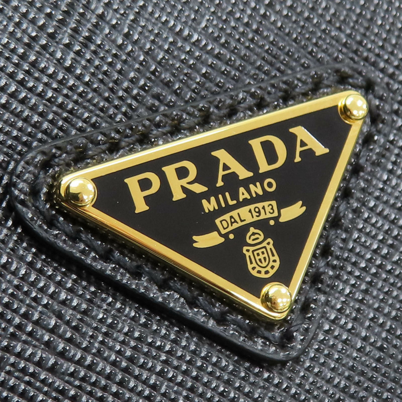 黑色牛皮 Galleria 兩用包【PRADA 普拉達】-14