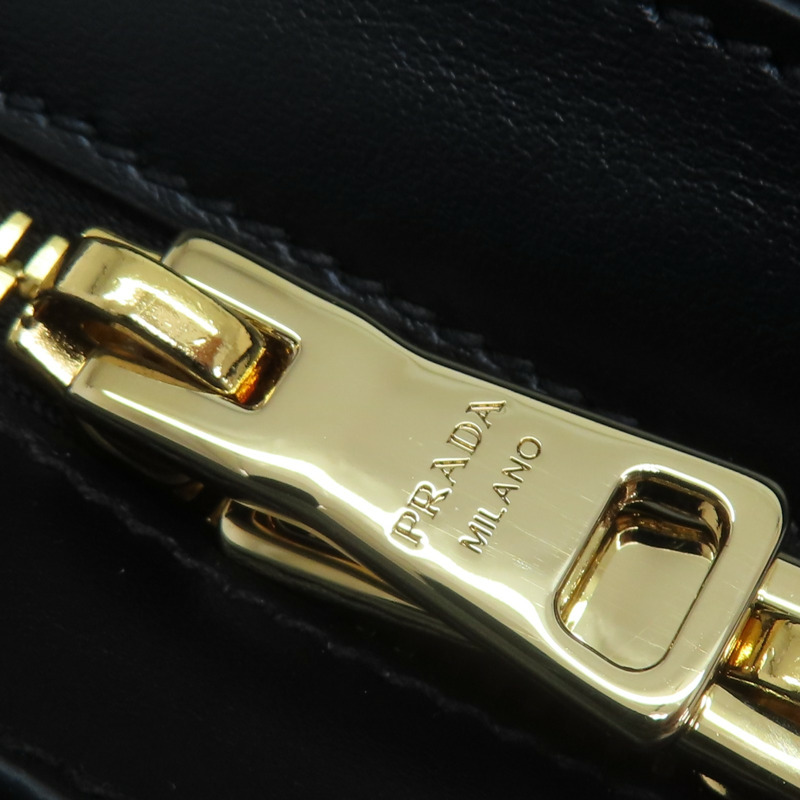 黑色牛皮 Galleria 兩用包【PRADA 普拉達】-15