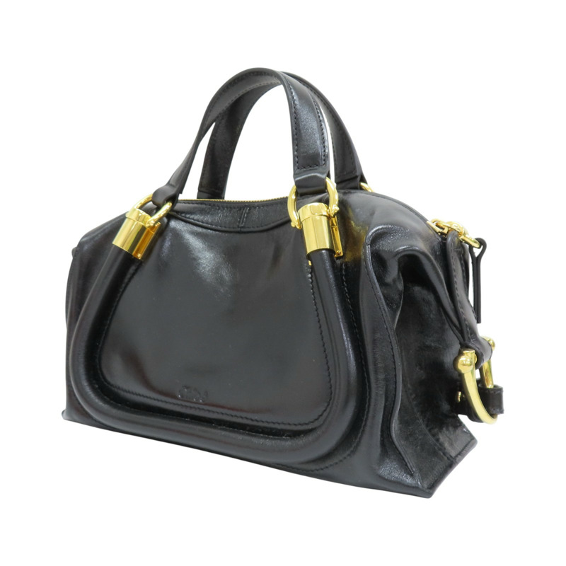 黑色牛皮 Paraty 24 兩用包【Chloe 克羅伊】 CHC24AS751N82001-2