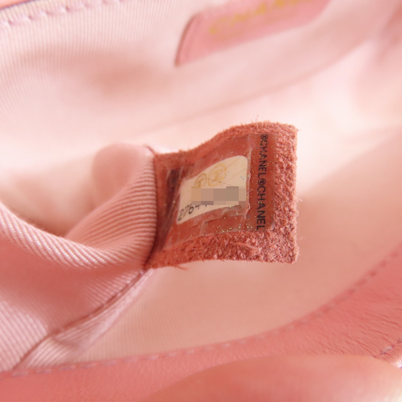 粉色 牛皮 Boy 20 鍊帶 肩背包 金扣 無卡【CHANEL 香奈兒】 A67085-6