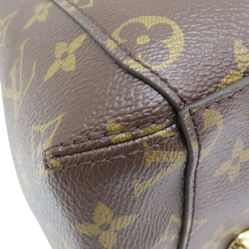 棕色 原花 PVC塗層帆布 Montaigne BB 两用包【LOUIS VUITTON LV 路易威登】 M41055-13