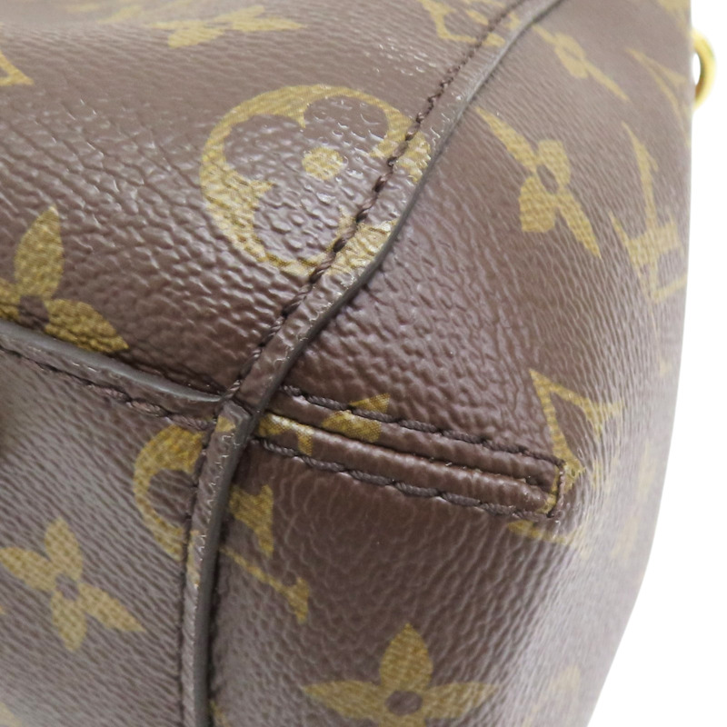 棕色 原花 PVC塗層帆布 Montaigne BB 两用包【LOUIS VUITTON LV 路易威登】 M41055-14