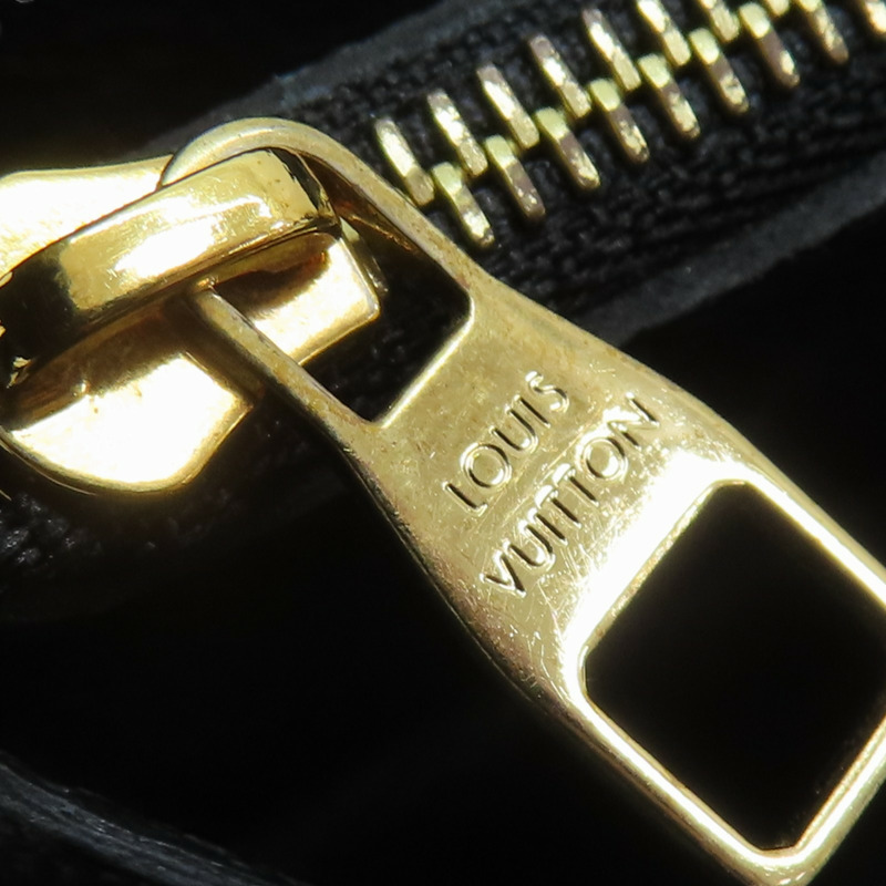 黑色 原花壓紋牛皮 Clemence 拉鍊長夾 M60171 [LV Louis Vuitton 路易威登] M60171-14