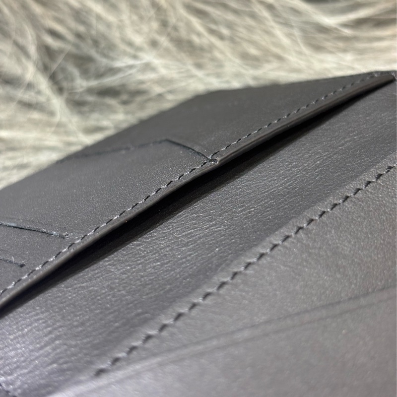 LV M62899 黑色原花老花字紋牛皮 萬用錢包信用卡夾證件套悠遊卡夾名片夾名片包-23