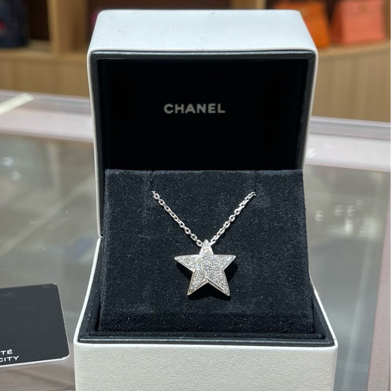 香奈儿白金Comete Geo星星项链-0