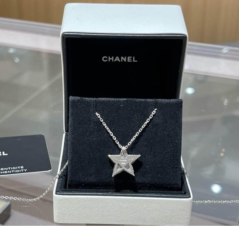 香奈儿白金Comete Geo星星项链-2
