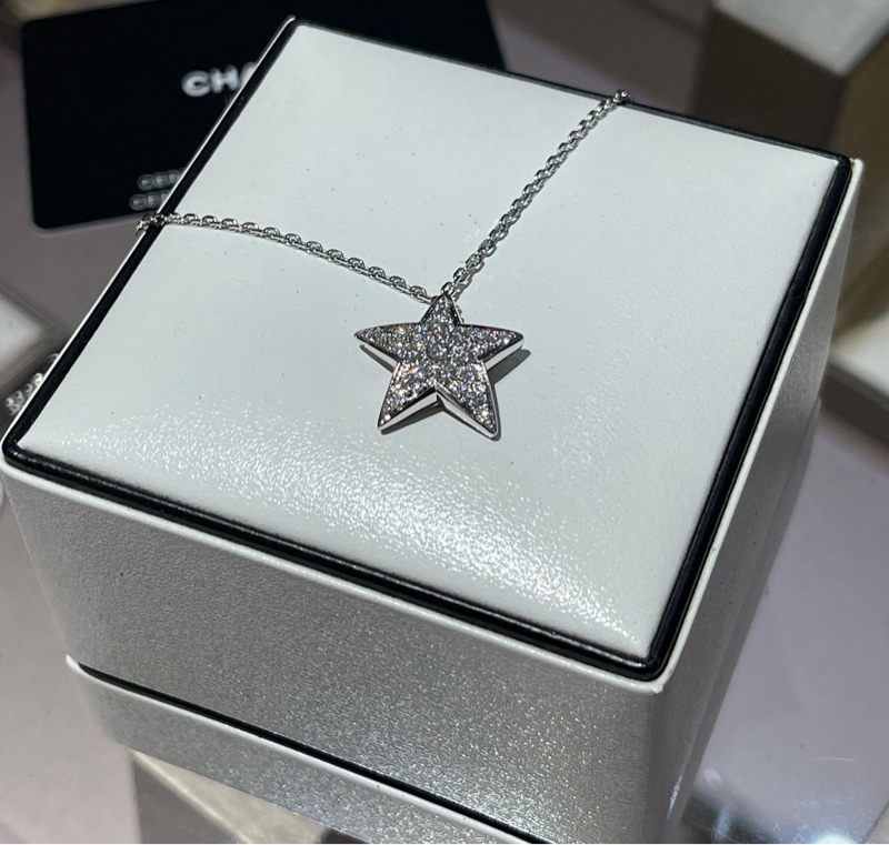 香奈儿白金Comete Geo星星项链-5