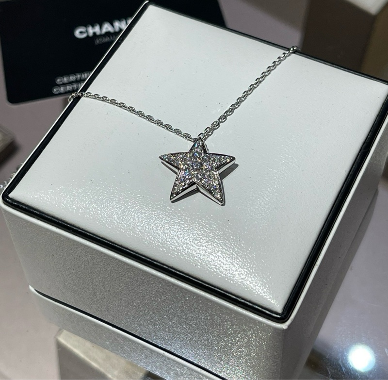 香奈儿白金Comete Geo星星项链-6