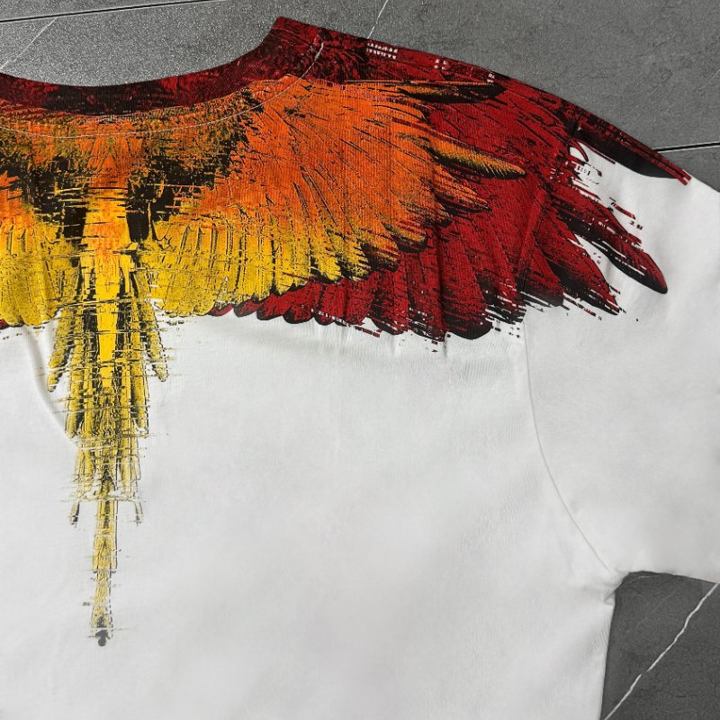 🔥 雙11全面開搶・全館折扣限時開啟！【MARCELO BURLON-MB】經典白紅翅膀LOGOT恤-5