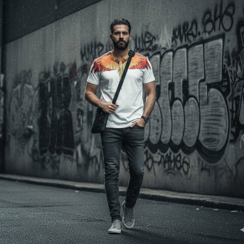 🔥 雙11全面開搶・全館折扣限時開啟！【MARCELO BURLON-MB】經典白紅翅膀LOGOT恤